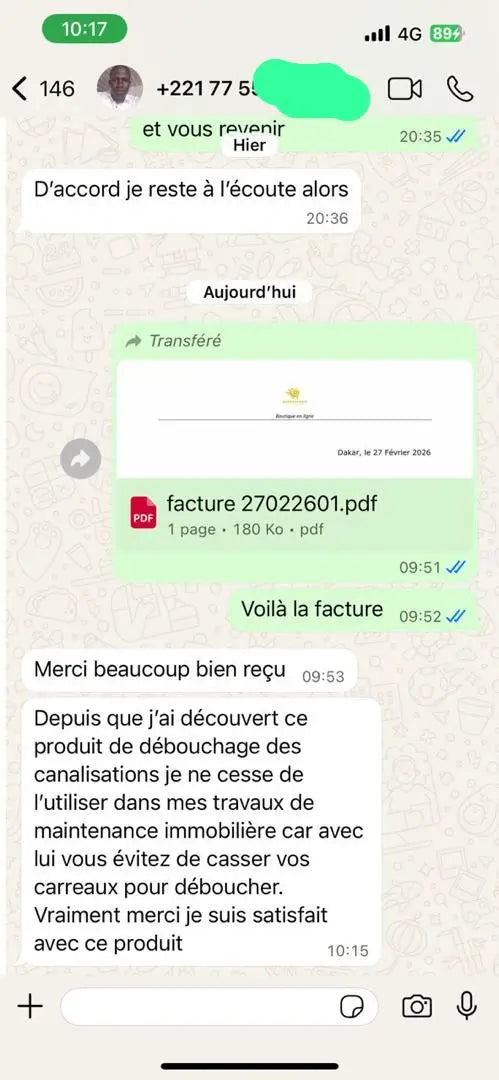 ✨ Poudre Magique Déboucheur – Adieu aux canalisations bouchées ! 🚿