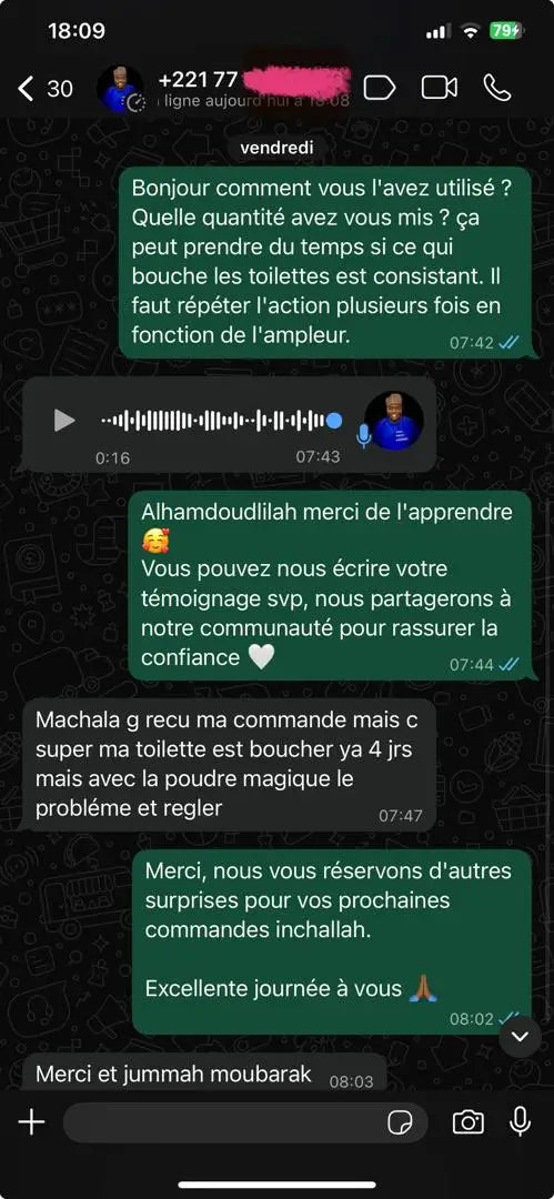 ✨ Poudre Magique Déboucheur – Adieu aux canalisations bouchées ! 🚿
