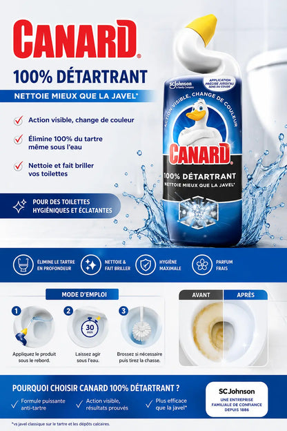 🦆 Canard Magique WC – Adieu Tartre et Mauvaises Odeurs ! 🚽